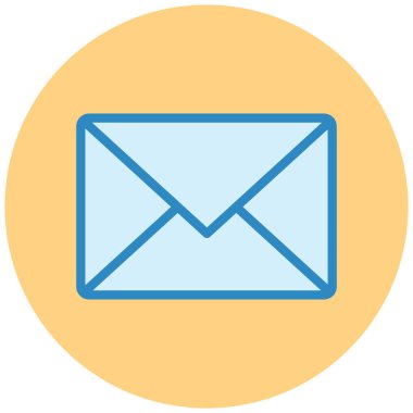 posta simgesi, vektör illüstrasyonu