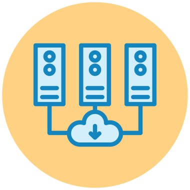 Veri merkezi. Basit resimleme