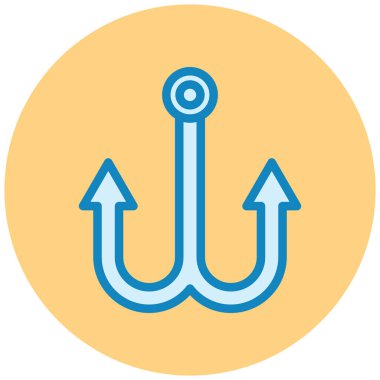 Çapa. Web simgesi basit tasarım