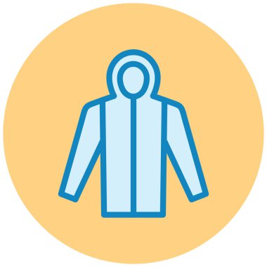 yağmur gaspçısı simgesi, vektör illüstrasyonu basit tasarım