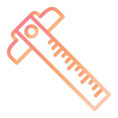 T ölçekli. Web simgesi basit illüstrasyon