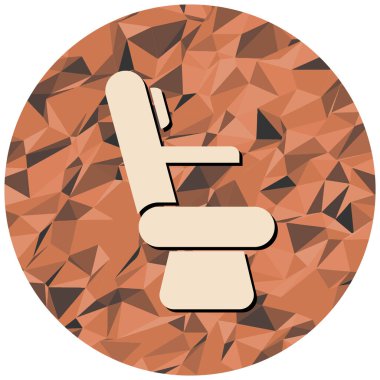 Tek bir simgenin vektör illüstrasyonu