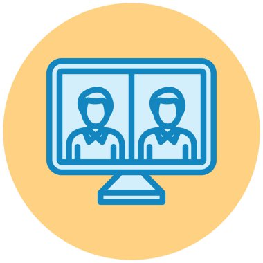 kullanıcı. Web simgesi basit illüstrasyon