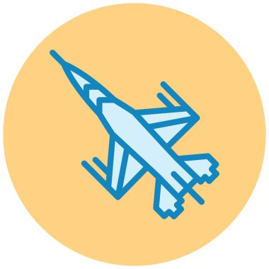 Uçak. Web simgesi basit illüstrasyon