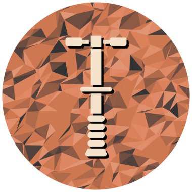 pompa simgesi, vektör illüstrasyonu basit tasarım