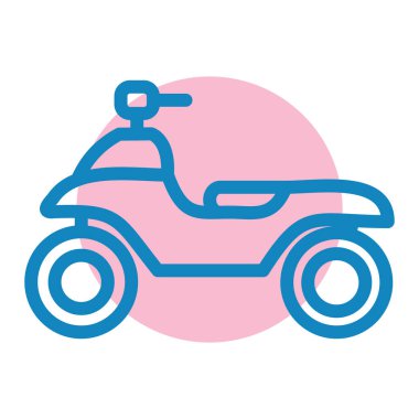 Mobilet. Web simgesi basit illüstrasyon