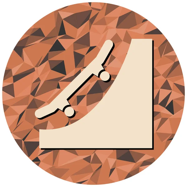 Modern simge işaretinin vektör illüstrasyonu.