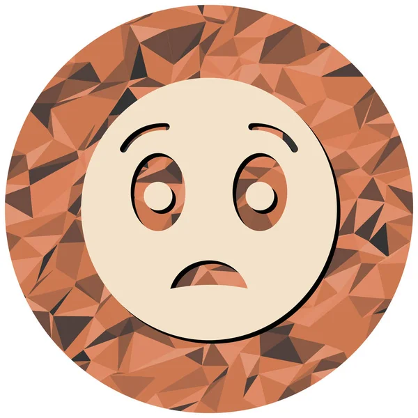 Face Expression Emoticon Vector Illustration — Stock Vector