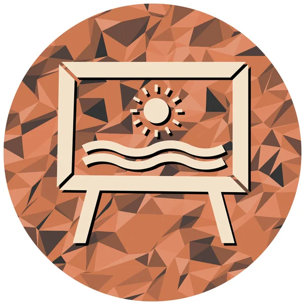 Ahşap bir tabela nın çizimi