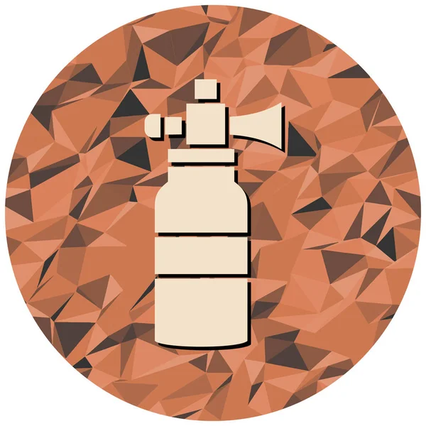 Bir şişe su ikonu çizimi