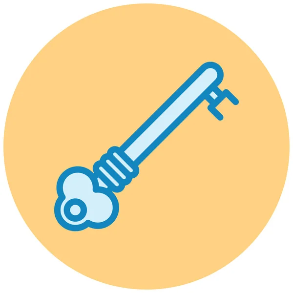 Schlüssel Web Symbol Einfache Illustration — Stockvektor