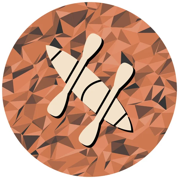 Kano simgesinin vektör illüstrasyonu