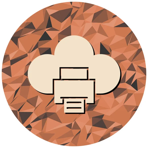 Bulut hesaplama. Web simgesi
