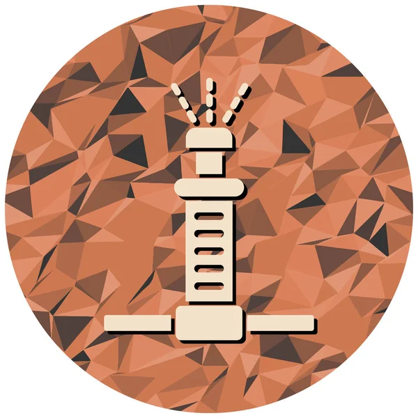 Bir nargile vektör illüstrasyonu