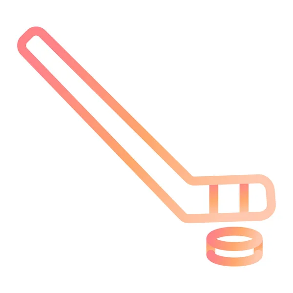 Ijshockey Pictogram Vector Illustratie — Stockvector