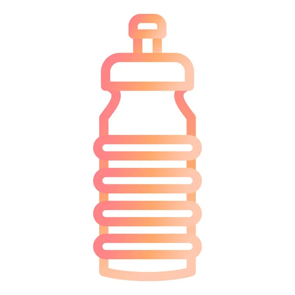 Water Bottle Icon Outline Illustration Salt Shaker Vector Icons Web — ストックベクタ