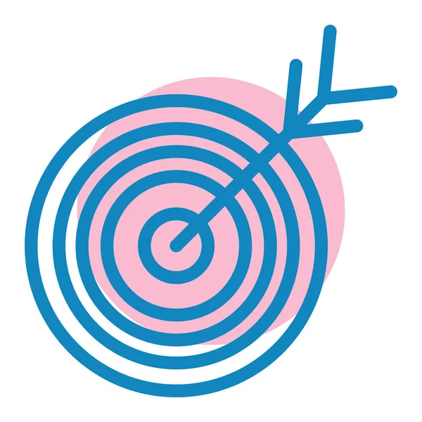 Hedef. Web simgesi basit illüstrasyon