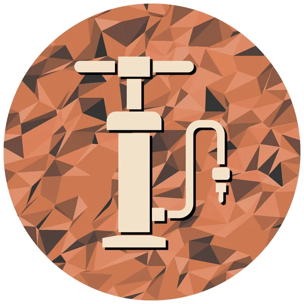 Askeri bıçak ikonu. vektör illüstrasyonu