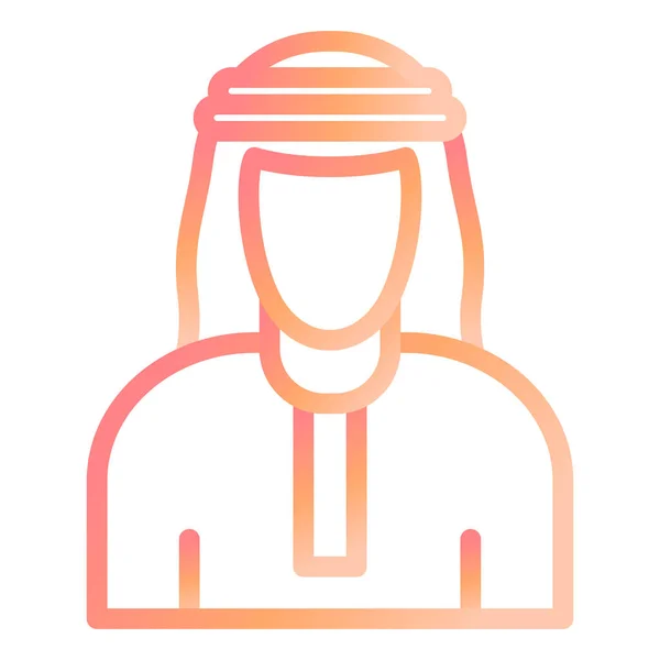 Arabisch Web Symbol Einfache Illustration — Stockvektor