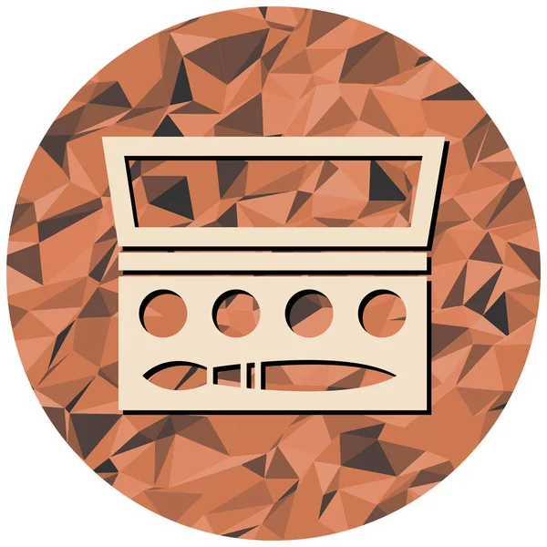 Çizgi film simgesinin vektör çizimi