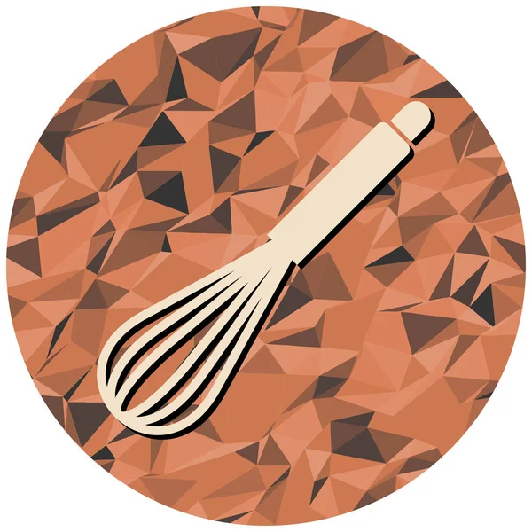 Yemek ve aşçılık simgesinin vektör illüstrasyonu