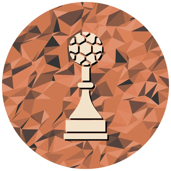 Bir kupa simgesinin vektör illüstrasyonu