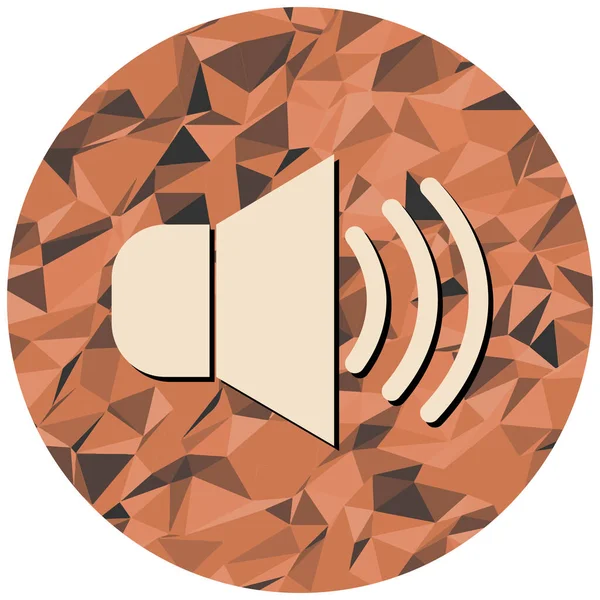 ses simgesi vektör illüstrasyonu