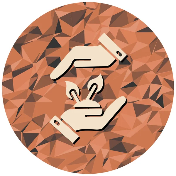 İnsan elinden kesilmiş bir kağıdı tutan el.