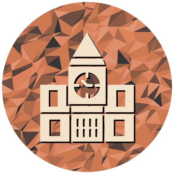 Bir karikatür evinin vektör illüstrasyonu