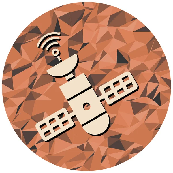 kablosuz iletişim simgesi. Web için uydu vektör simgelerinin düz çizimi