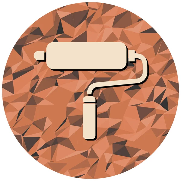 Boya silindiri ikonu. vektör illüstrasyonu