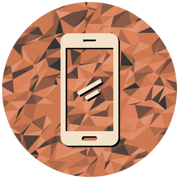 Modern simge işaretinin vektör illüstrasyonu.