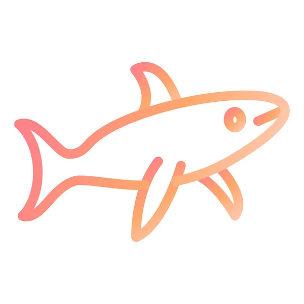Requin Icône Web Illustration Simple — Image vectorielle