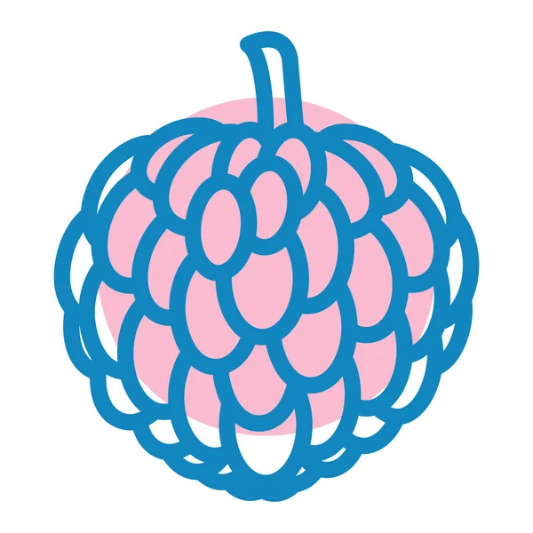 Ahududu simgesinin vektör çizimi