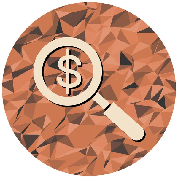 Dolar işareti. Web simgesi