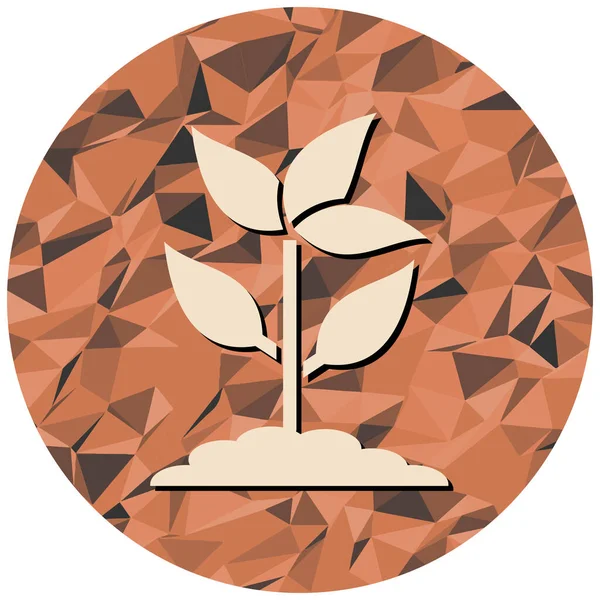 Ağaç. Web simgesi basit illüstrasyon