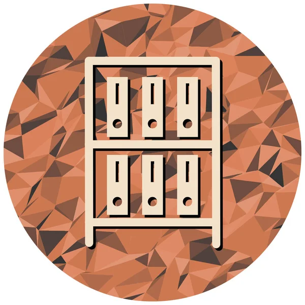 Tahta kutu ikonu. vektör illüstrasyonu