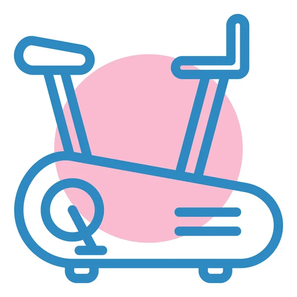 Fahrrad Web Symbol Einfache Illustration — Stockvektor