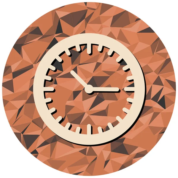 Saat simgesi. zaman vektör simgelerinin düz çizimi