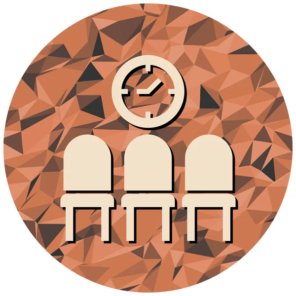 Modern mimari ve teknoloji simgesinin vektör çizimi