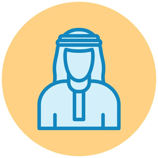 Frau Avatar Ikone Einfache Illustration Weiblicher Personenvektorsymbole Für Das Web — Stockvektor