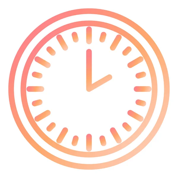 Horas Icono Web Ilustración Simple — Vector de stock