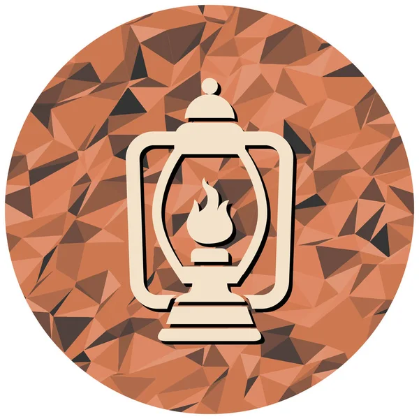 Fire Flame Icon Flat Illustration Burning Candle Vector Icons Web — Stock Vector
