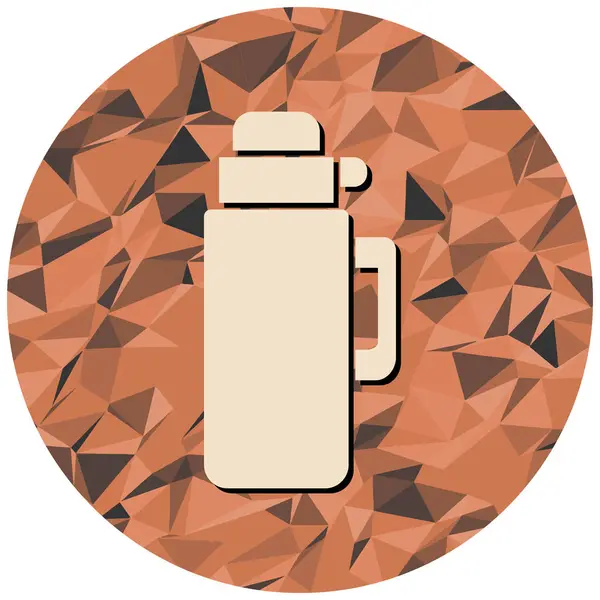 termos simgesi, vektör illüstrasyonu basit tasarım