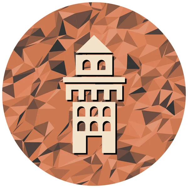 Bir binanın vektör illüstrasyonu