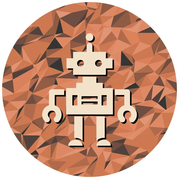 Bir robotun vektör çizimi