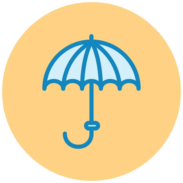 Umbrella Web Icon Simple Illustration — Stock Vector