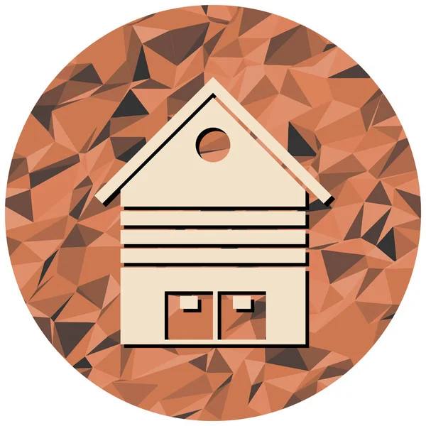 Ev ikonu. Web için ev vektör simgelerinin basit illüstrasyonu