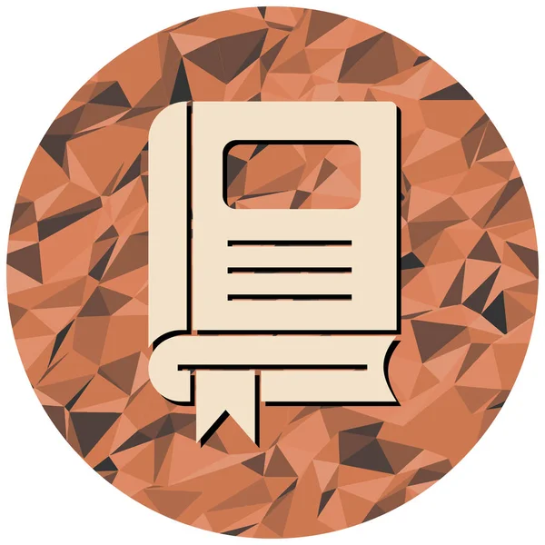 Kitap simgesi düz tasarım