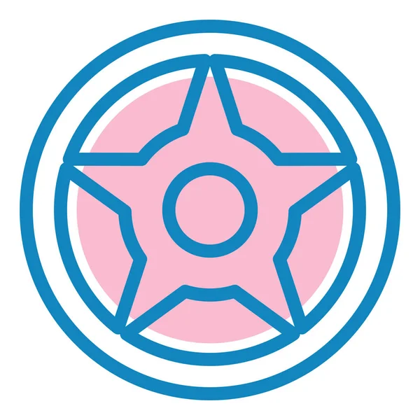 Pusula. Web simgesi basit illüstrasyon